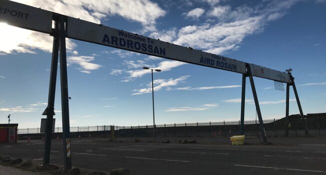 Development land with prime development potential at established commercial harbourside location in Ardrossan for lease or sale