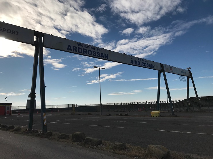 Development land with prime development potential at established commercial harbourside location in Ardrossan for lease or sale