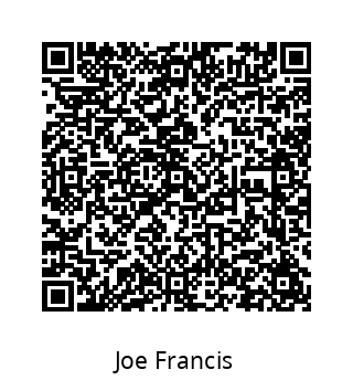 contact information in QR code