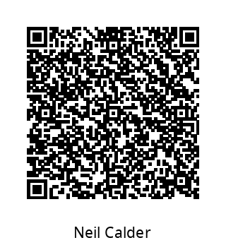 contact information in QR code