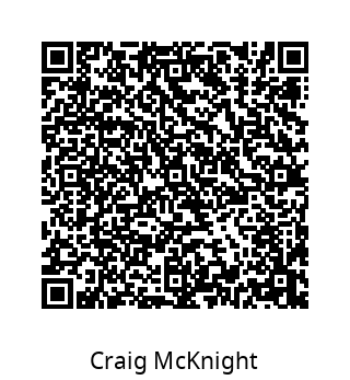contact information in QR code