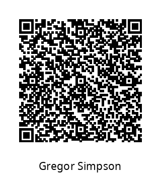contact information in QR code