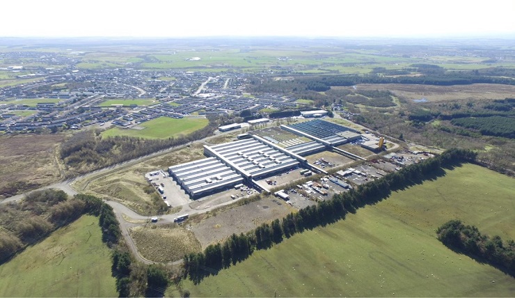 Landmark Cummins Diesel Engine Factory in Shotts available for lease