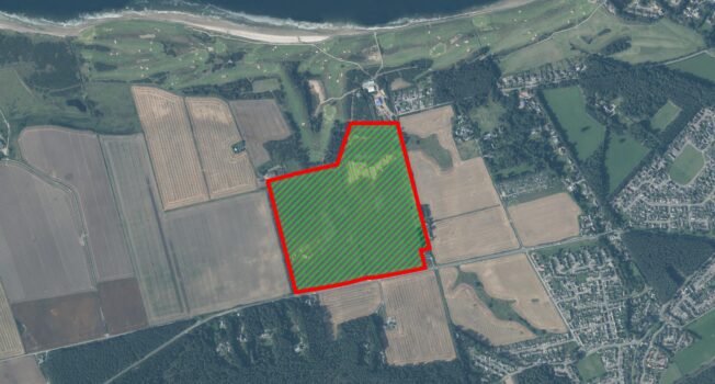 Shepherd markets residential development land with planning permission in principle for 300 houses in Nairn for sale