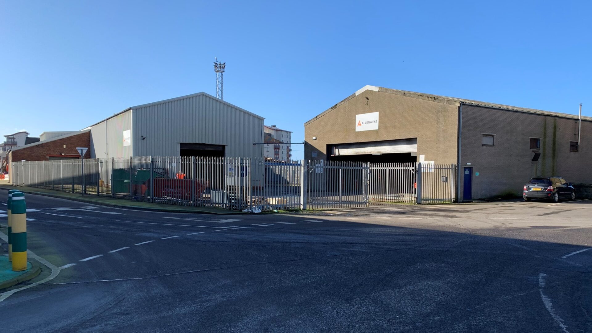 Shepherd markets workshop and office with secure yard in Ayr’s North Harbour area for lease