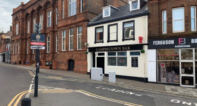 Shepherd markets public house with flat above in Ayr town centre