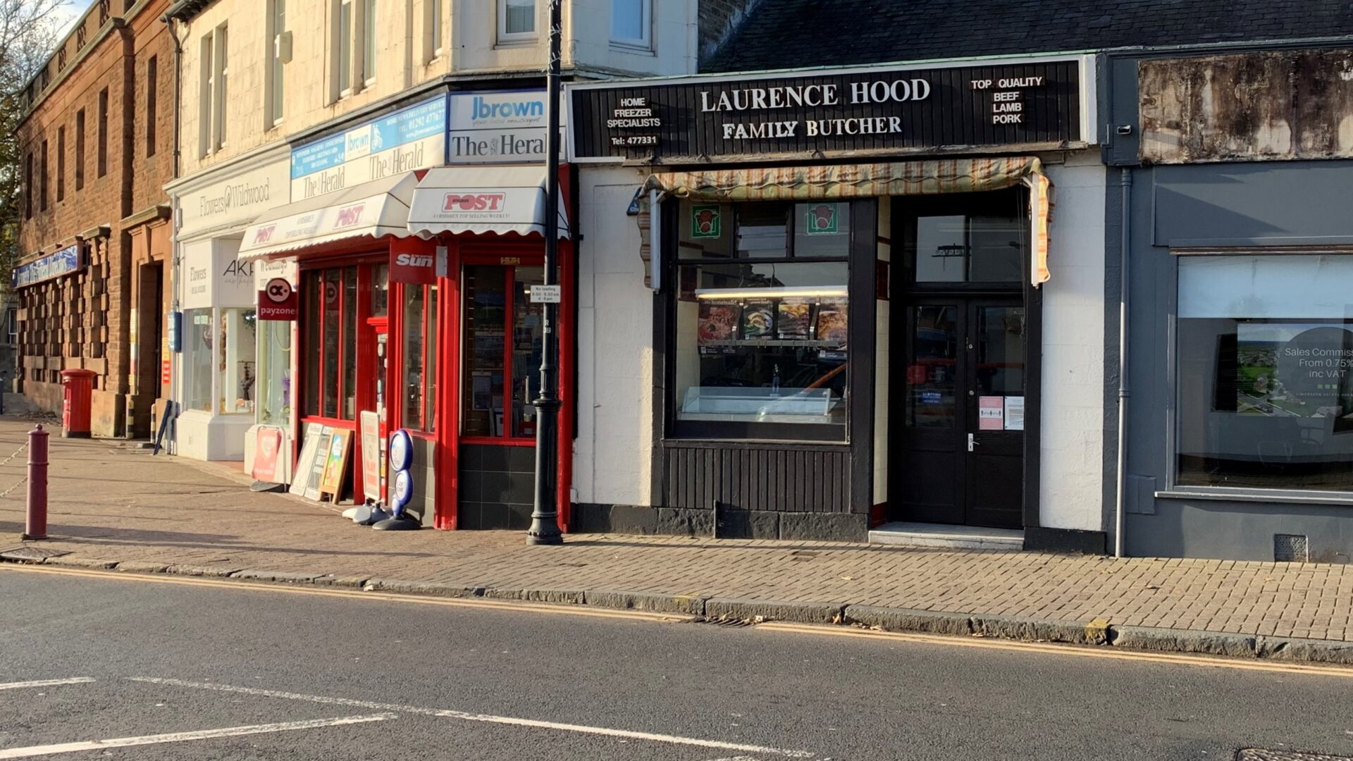 100-year-old butchers in Prestwick for sale