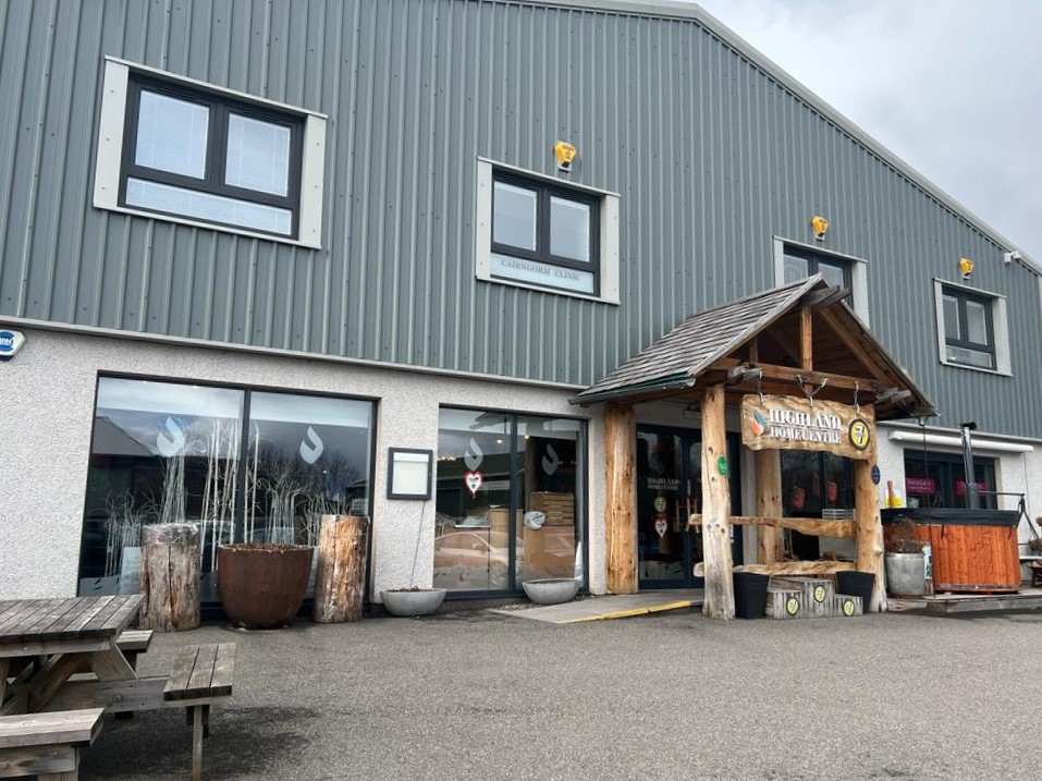 Shepherd markets retail showroom at Highland Home Centre Aviemore for lease