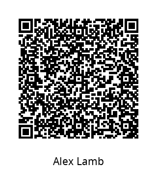 contact information in QR code