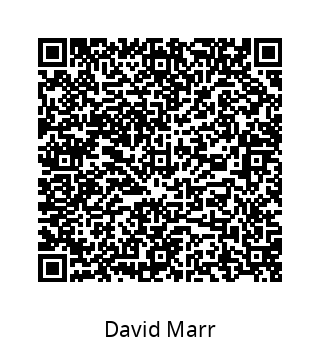 contact information in QR code