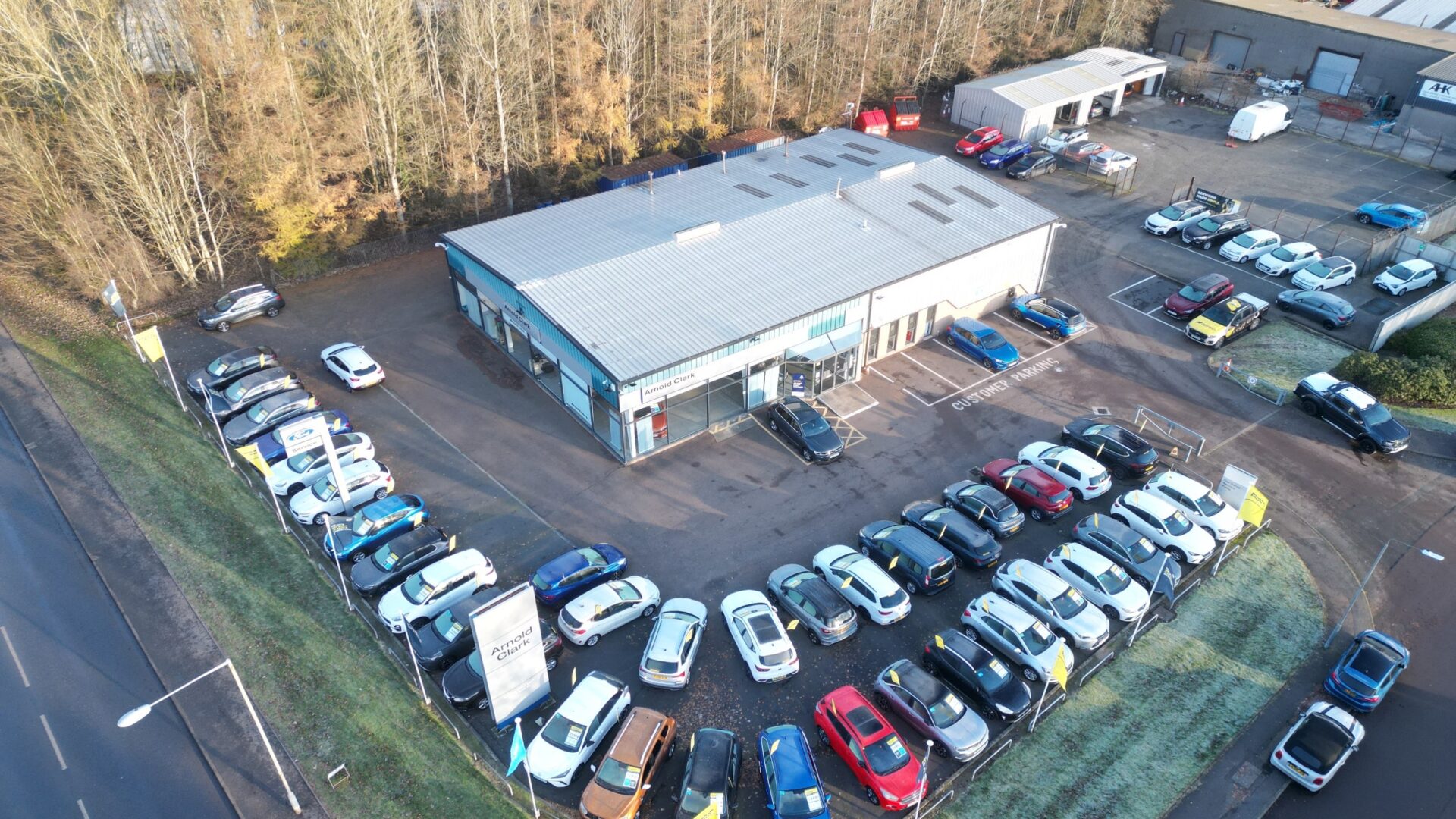 Arnold Clark instructs Shepherd to set closing date for offers on modern car showroom in prime location in Strathaven