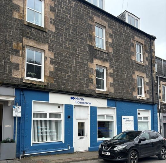 Shepherd Chartered Surveyors has brought to market a ground floor office or retail unit currently let to the world’s leading insurance broker as an investment opportunity in Oban town centre for sale.