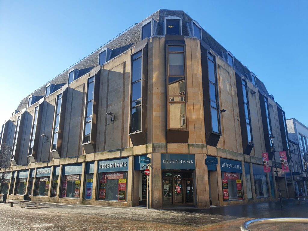 Former Debenhams, 116 – 128 High Street, Perth, Perthshire