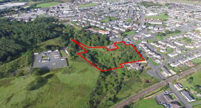 ‘Oven-ready’ residential development opportunity in Shotts for sale