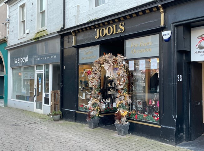 Jools, 31 Newmarket Street, Ayr, South Ayrshire