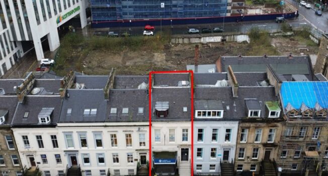 Shepherd scouts for buyer of Glasgow city centre townhouse with planning permission for residential redevelopment