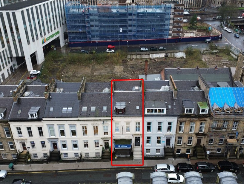 Shepherd scouts for buyer of Glasgow city centre townhouse with planning permission for residential redevelopment