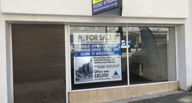 Last retail unit of historic Dundee tailor Cooper & McKenzie for sale