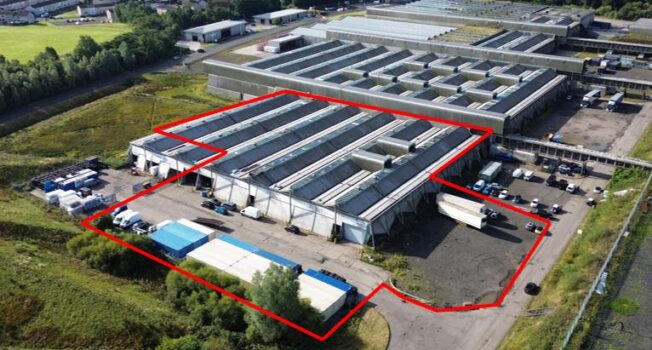 Shepherd brings to market substantial storage and distribution warehouse and secure industrial yard space in Shotts for lease