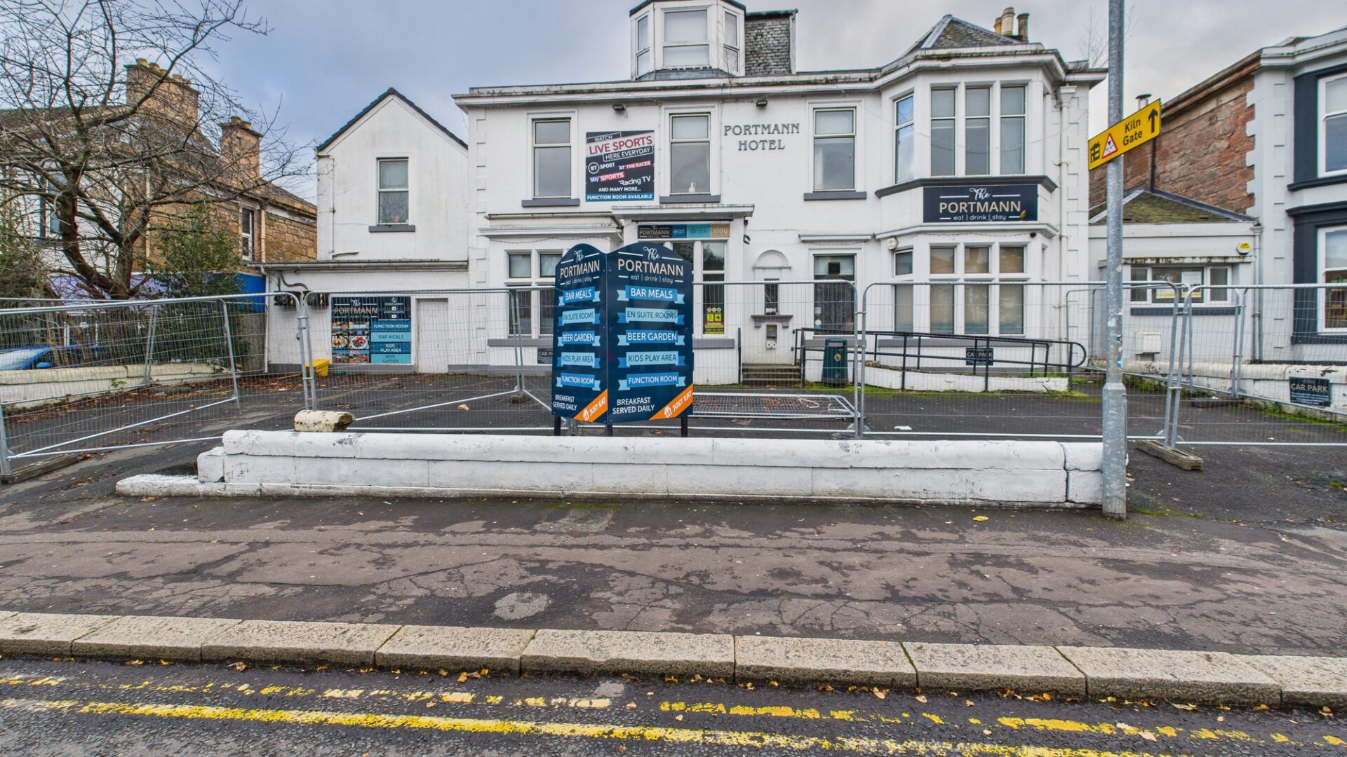 Portmann Hotel in Kilmarnock for sale or lease