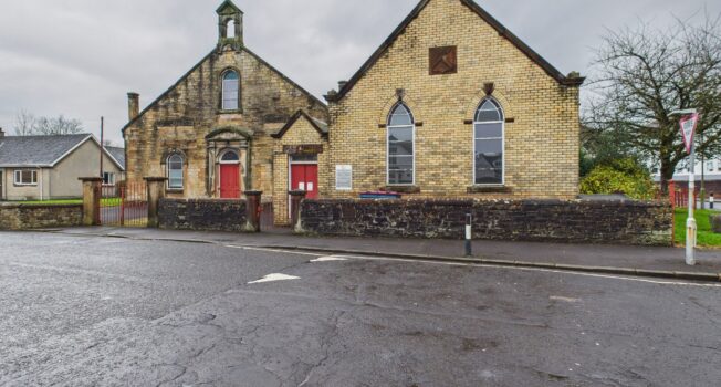 Shepherd markets manse, church, church hall and potential building plot in Kilmaurs for sale