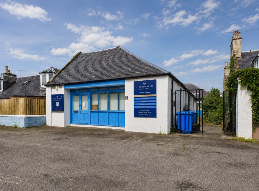 Former Piccolo Press, 90 Harbour Street, Nairn, Highland